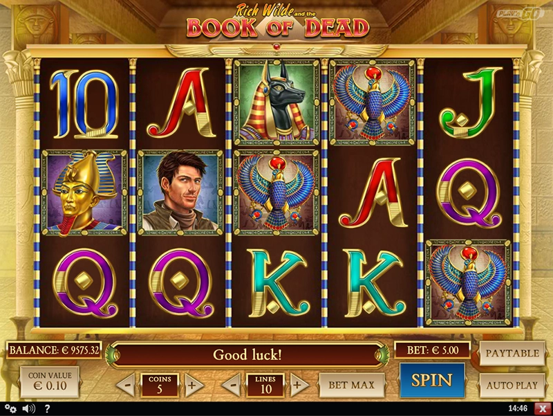 book of the dead slot machine
