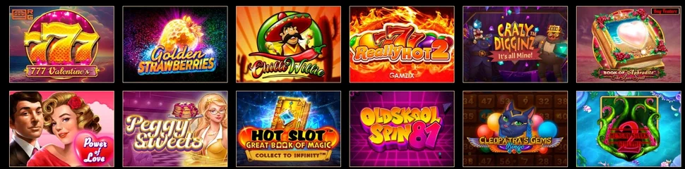 Popularne gry w Pan kasyno