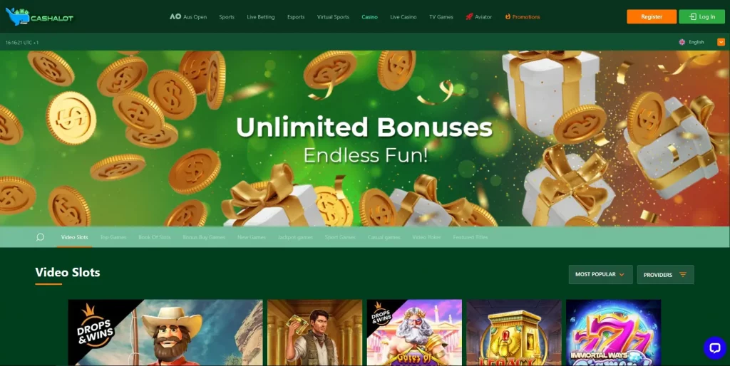 Oficjalna strona kasyna Cashalot